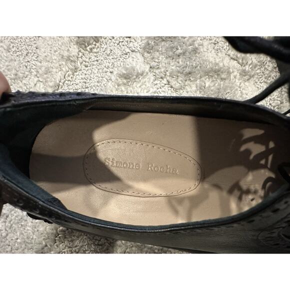 Simone Rocha Platform Ghillie Derby Size 37 NWOB - Picture 5 of 8